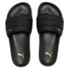 (WMNS) Ołów Cat 2.0 Puffy „Black Metallic Gold”