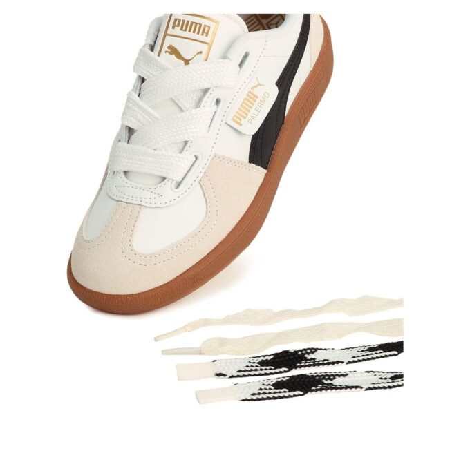 (WMNS) Palermo Wide Lace SD „White Black Vapor Grey”