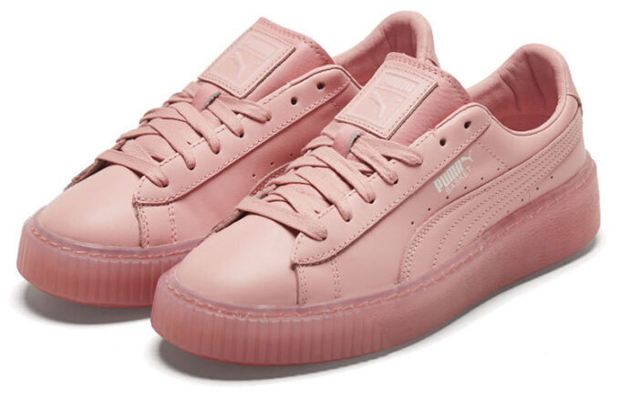 (WMNS) Półbuty niskie Basket Platform Core Pink