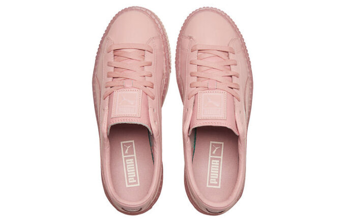 (WMNS) Półbuty niskie Basket Platform Core Pink