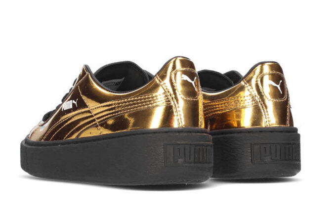 (WMNS) Platforma koszowa „Metaliczne złoto”