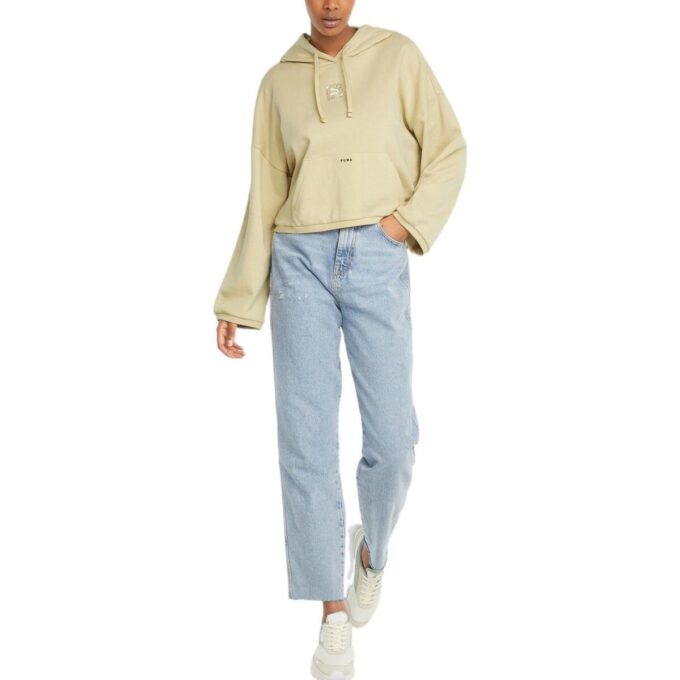 (WMNS) RE.GEN Bluza z kapturem w kolorze żółtym