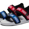 (WMNS) Signature Softride Casual Sandały Czarno-Czerwono-Niebieskie