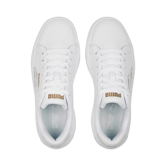 (WMNS) Smash Platform V3 „Laserowo wycinane białe, nieskazitelne złoto”