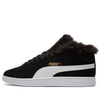 (WMNS) Smash V2 Plus Fleece Mid-Top Sneakersy Czarne