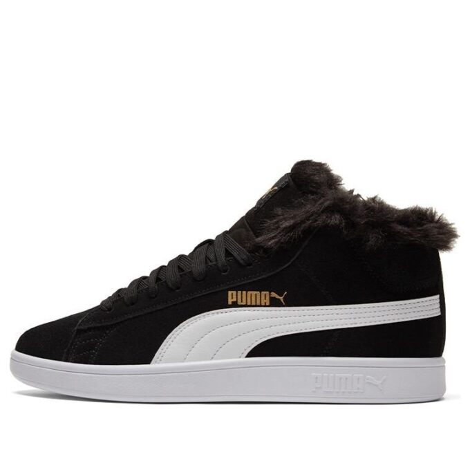 (WMNS) Smash V2 Plus Fleece Mid-Top Sneakersy Czarne