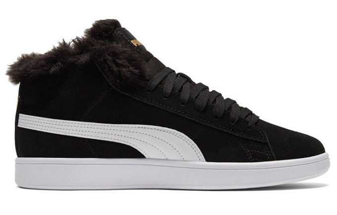 (WMNS) Smash V2 Plus Fleece Mid-Top Sneakersy Czarne
