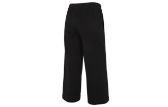 (WMNS) Spodnie casualowe z nadrukiem logo, czarne