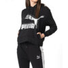 (WMNS) Sportowa bluza z kapturem w kolorze czarnym