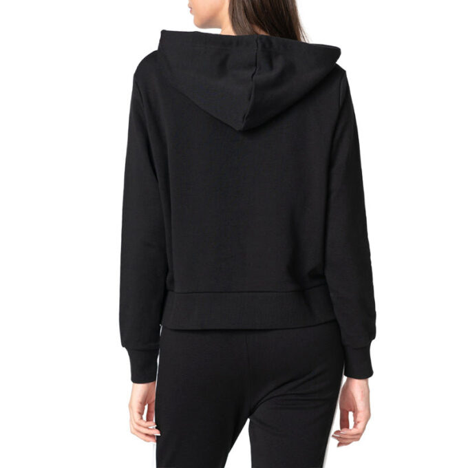 (WMNS) Sportowa bluza z kapturem w kolorze czarnym