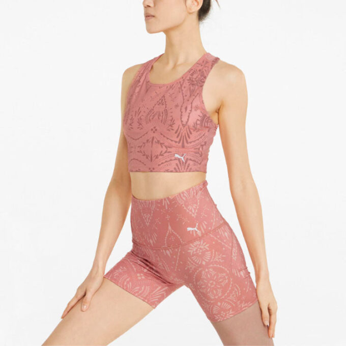 (WMNS) Studio Printed Cropped Training „Rosette”