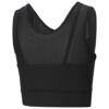 (WMNS) STUDIO Warstwowy krótki top w kolorze czarnym