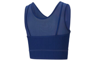 (WMNS) STUDIO Warstwowy krótki top w kolorze niebieskim (WMNS) STUDIO Warstwowy krótki top w kolorze niebieskim