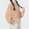 (WMNS) Sweter w paski „Beżowy”