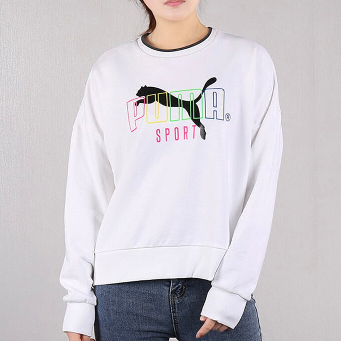 (WMNS) Sweter z długim rękawem „Biało-czarny”