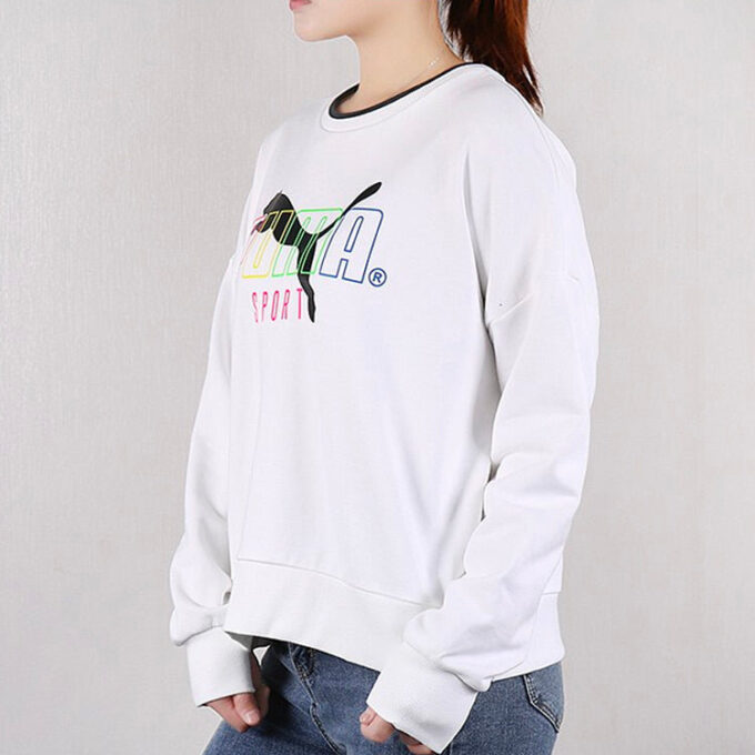 (WMNS) Sweter z długim rękawem „Biało-czarny”