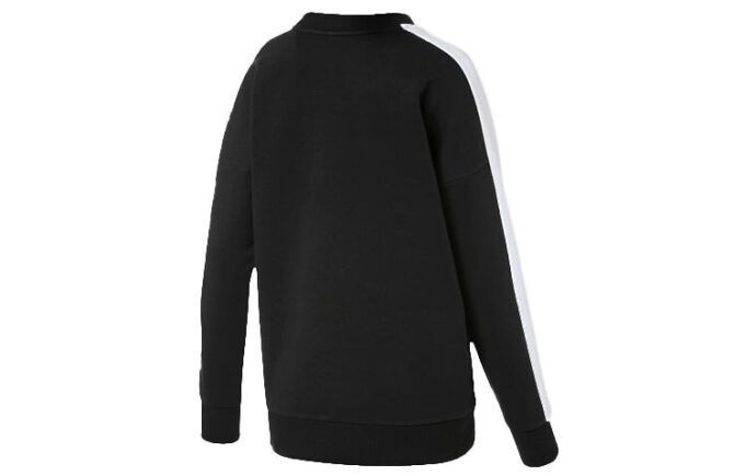 (WMNS) Sweter z okrągłym dekoltem w kolorze czarno-białym