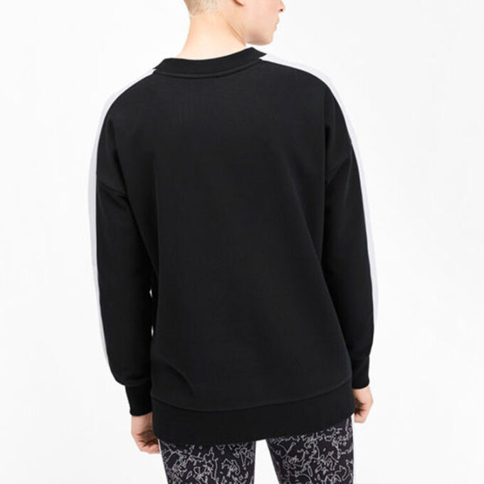 (WMNS) Sweter z okrągłym dekoltem w kolorze czarno-białym