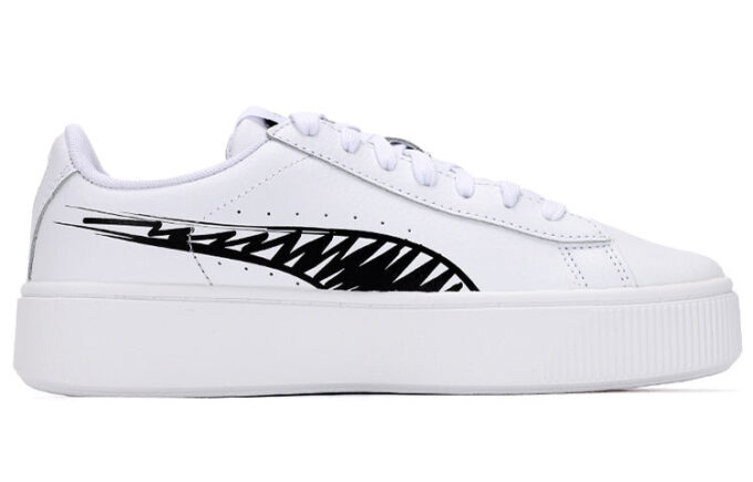 (WMNS) Trampki Vikky Stacked L Sketch w kolorze białym/czarnym