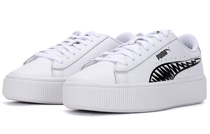 (WMNS) Trampki Vikky Stacked L Sketch w kolorze białym/czarnym