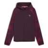 (WMNS) Ulubiona kurtka do biegania Velocity Printed Woven w kolorze Midnight Plum