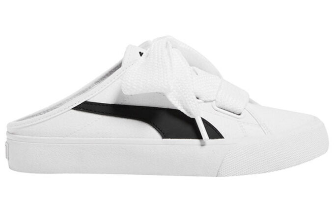 (WMNS) Wstążka Bari Mule „Biało-czarna”