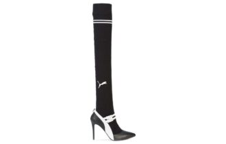 (WMNS) x Fenty Knitted High Mary Jane Heels Slip On w kolorze czarnym