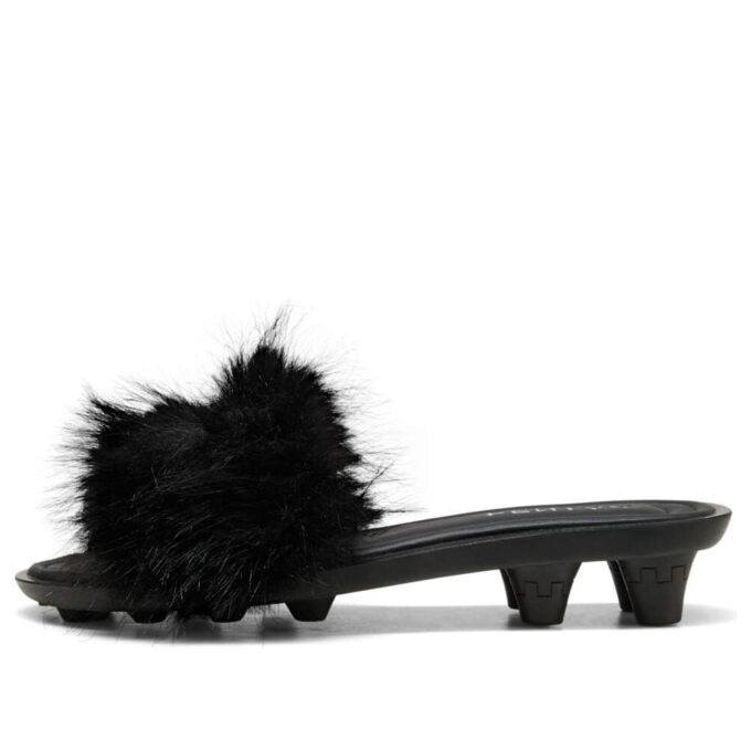 (WMNS) x FENTY Sandały Cat Cleat „Chic Fur Black”