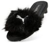 (WMNS) x FENTY Sandały Cat Cleat „Chic Fur Black”