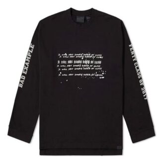 (WMNS) X Rihanna Fenty Long Sleeve Crew Neck „Black”