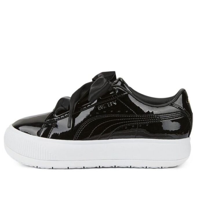 (WMNS) Zamsz Mayu Heart Patent „Czarno-biały”
