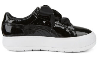 (WMNS) Zamsz Mayu Heart Patent „Czarno-biały”