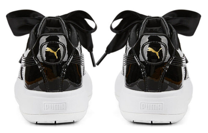 (WMNS) Zamsz Mayu Heart Patent „Czarno-biały”