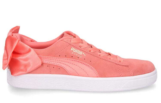 (WMNS) Zamszowa kokarda w kolorze muszli