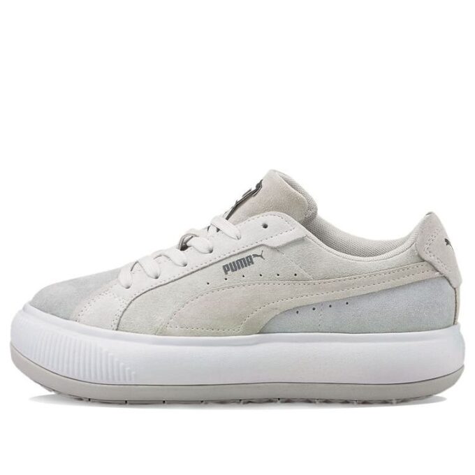 (WMNS) Zamszowe buty do skateboardingu Mayu Raw Low Tops, szare