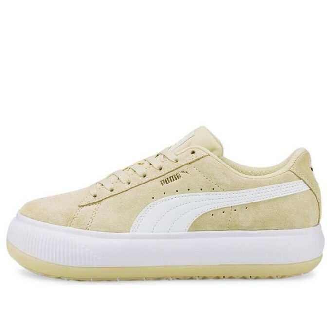 (WMNS) Zamszowe buty do skateboardingu z grubą podeszwą Mayu, minimalistyczne, codzienne, khaki