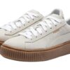 (WMNS) Zamszowe buty platformowe Core L w kolorze „Whisper White”