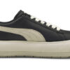 (WMNS) Zamszowe Mayu CzarneSneakersy codzienneBiałe
