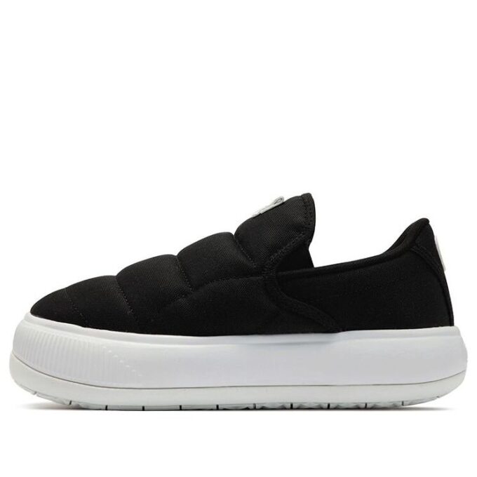 (WMNS) Zamszowe półbuty Mayu Slip-On Canvas w kolorze czarno-białym