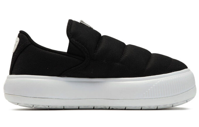 (WMNS) Zamszowe półbuty Mayu Slip-On Canvas w kolorze czarno-białym