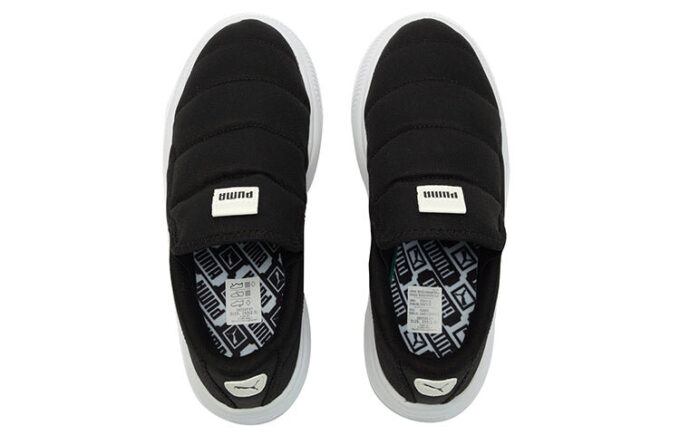 (WMNS) Zamszowe półbuty Mayu Slip-On Canvas w kolorze czarno-białym