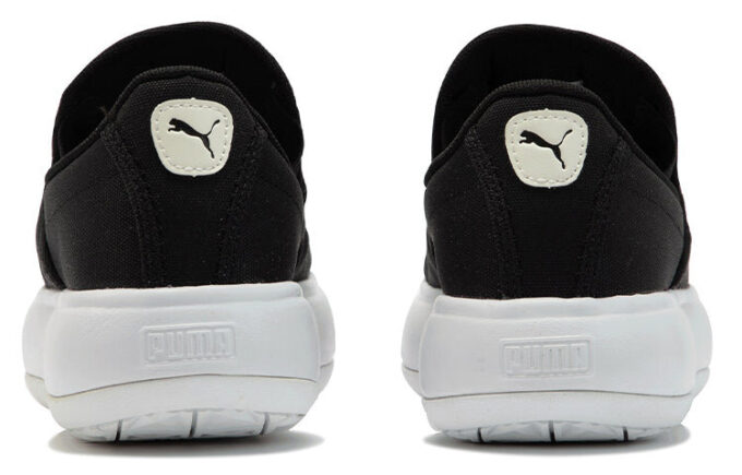 (WMNS) Zamszowe półbuty Mayu Slip-On Canvas w kolorze czarno-białym
