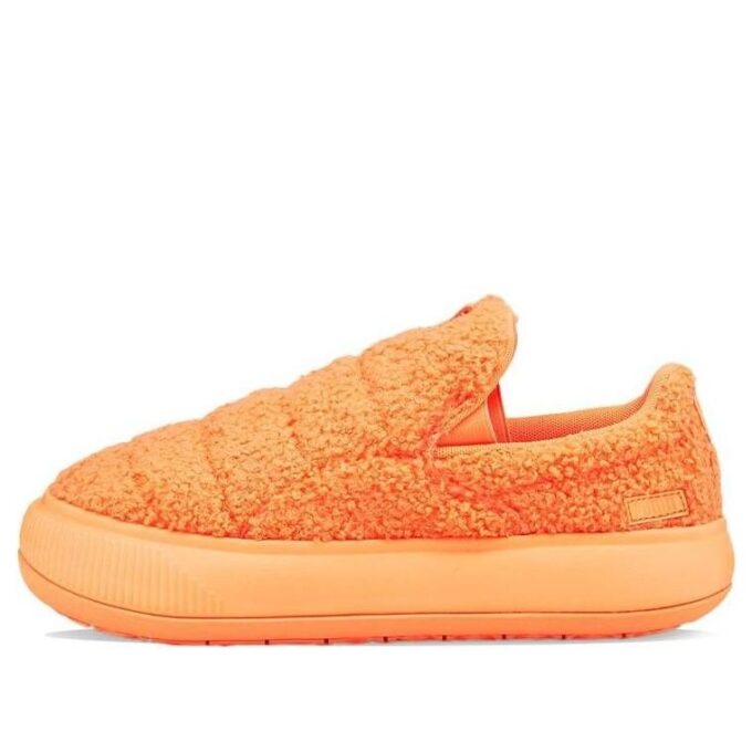 (WMNS) Zamszowe półbuty Mayu Slip-On „Teddy – Neon Citrus”
