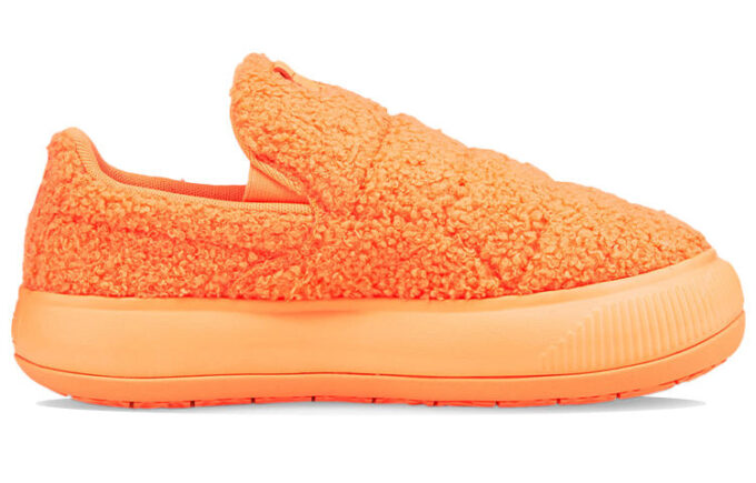 (WMNS) Zamszowe półbuty Mayu Slip-On „Teddy – Neon Citrus”