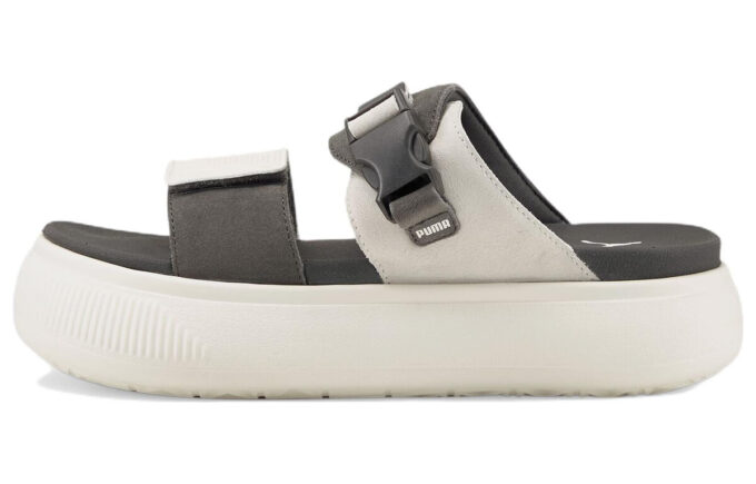 (WMNS) Zamszowe sandały Mayu „Marshmallow Dark Shadow”
