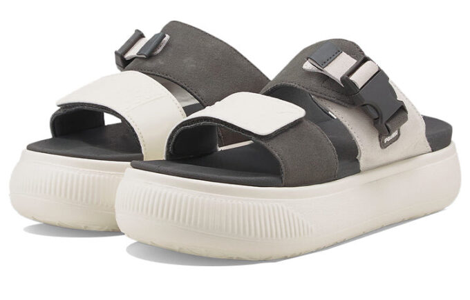(WMNS) Zamszowe sandały Mayu „Marshmallow Dark Shadow”
