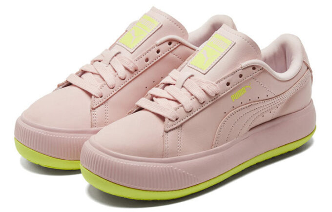 (WMNS) Zamszowe trampki Mayu w kolorze różowym