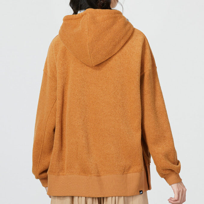 (WMNS) Zimowa bluza z kapturem „Brązowa”