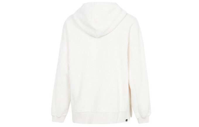 (WMNS) Zimowa bluza z kapturem w kolorze białym