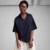 YONA Damska koszulka polo oversize